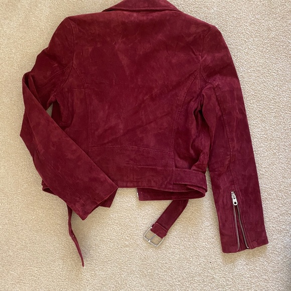 Vigoss Burgundy Suede Jacket - Picture 3 of 4